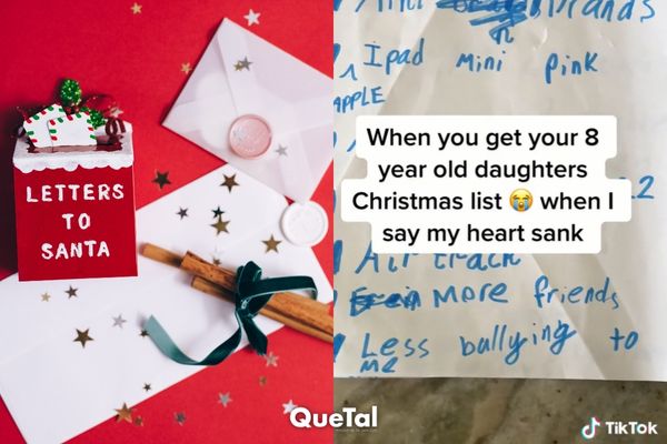 ¡Ay no! Niña 'le pide' a Santa amigos que ya no le hagan bullying en la escuela